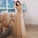 Ecelen nouvelle robe de soirée rose pour femme - robe de fiançailles de demoiselle dhonneur de banquet ... Ecelen nouvelle robe de soirée rose pour femme - robe de fiançailles de demoiselle dhonneur de banquet ...