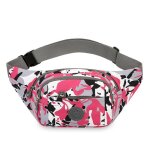 Ecelen - sac banane pour femme - sac bandoulière décontracté de grande capacité avec impression colorée ... Ecelen - sac banane pour femme - sac bandoulière décontracté de grande capacité avec impression colorée ...