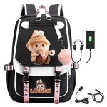 Ecelen sac à dos scolaire labubu ? Étudiant collège / lycée ? usb & écouteurs ? 15 pc ? style cartoon ... Ecelen sac à dos scolaire labubu ? Étudiant collège / lycée ? usb & écouteurs ? 15 pc ? style cartoon ...