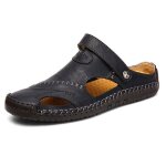 Ecelen sandales pour hommes en couture  la main - respirant et rsistant  lusure - chaussures de loisirs ...