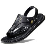 Ecelen sandales homme Été ? tongs à bout séparé ? semelle Épaisse antidérapante ? bride arrière réglable ... Ecelen sandales homme Été ? tongs à bout séparé ? semelle Épaisse antidérapante ? bride arrière réglable ...