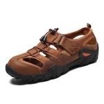 Ecelen sandales de sport pour homme - respirantes et antidrapantes - rsistantes  lusure - marron clair ...