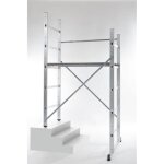Echafaudage hailo hobby3 - hauteur de travail max 3m - conforme à la norme e85 - 200 - ultra léger Echafaudage hailo hobby3 - hauteur de travail max 3m - conforme à la norme e85 - 200 - ultra léger