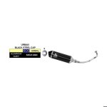 Échappement complet arrow urbain en aluminium noir avec capuchon noir pour honda forza 125 53541ann Échappement complet arrow urbain en aluminium noir avec capuchon noir pour honda forza 125 53541ann