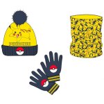 Ensemble dhiver - nintendo - pokémon pikachu - Écharpe bonnet et gants - jaune / noir - mixte Ensemble dhiver - nintendo - pokémon pikachu - Écharpe bonnet et gants - jaune / noir - mixte