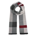 Écharpe homme - foulard d?hiver automne - echarpe classique - homme femme - gris Écharpe homme - foulard d?hiver automne - echarpe classique - homme femme - gris