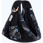 Echarpe de portage en coton - b�b� - sling hamac de transport - noir