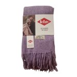 Echarpe unisexe lee cooper la douceur avant tout 65x180 cm violet