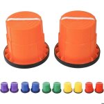 Échasses en pot pour enfants échasses antidérapantes avec bord en caoutchouc poupées de course en plastique ... Échasses en pot pour enfants échasses antidérapantes avec bord en caoutchouc poupées de course en plastique ...
