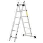 Échelle - homcom - multifonctions en aluminium 25 m - pliable et portable - pied antidérapant - charge ... Échelle - homcom - multifonctions en aluminium 25 m - pliable et portable - pied antidérapant - charge ...