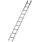 Tubesca - echelle simple alu 10 chelons hauteur accs 387 m max. - platinium droite tubesca comabi