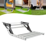Échelle pliante pour camping - car - Échelle manuelle de terrasse de camping - car - escalier escamotable ... Échelle pliante pour camping - car - Échelle manuelle de terrasse de camping - car - escalier escamotable ...