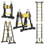 �chelle t�lescopique - teeno - teeno - aluminium 5 m (25 + 25) - antid�rapante - charge 150 kg