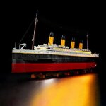 �clairage led brickbling pour lego 10294 titanic - kit diy facile � installer