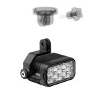 Support de lampe avant - knog - blinder gopro - compatible 600 / 900 / 1300 - montage compteur / casque ...