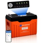 Eco - worthy batterie lithium 12v 300ah bluetoothlumire de contrle300 bms protection15000 cycles pour ...