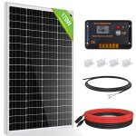 Eco - worthy kit de panneau solaire 170w 12v panneaux solaires photovoltaique pour rv camping - car marine ...