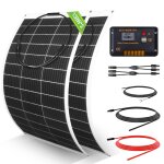 Eco - worthy kit de panneau solaire souple 260w 12v de panneaux solaires flexible pour camping - car ... Eco - worthy kit de panneau solaire souple 260w 12v de panneaux solaires flexible pour camping - car ...