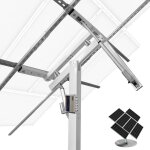 Eco - worthy support de panneau solaire pour balcons jardin maison monture de suivi automatique  deux ...