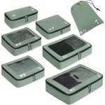 Ecohub organisateur valise de voyage lot de 7 packing cubes sac chaussures ecologique r�sistant � la ...