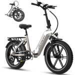 Ecorush eco r2 v�lo �lectrique pliable - pneus 20�40 pouces - batterie de 48v 499. 2wh - 7 vitesses - ...