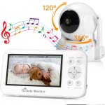 coute bb scuris sans wifi - baby phone hd 720p & 5 cran lcd - vision nuit - ptz 360 - porte 300m ...