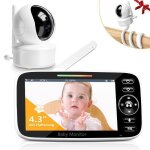 �coute b�b� s�curis� sans wifi - babyphone vid�o avec cam�ra �cran hd 43 babyphone avec support - mode ...
