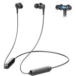 �couteurs bluetooth 5. 0 sport intra - auriculaires sans fil type tour de cou magn�tique avec microphone ...