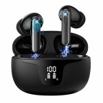 couteurs bluetooth 5. 3 sans fil - hifi stro ipx7 tanche rduction de bruit avec tui de charge rapide ...