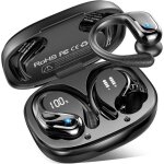 Ecouteurs bluetooth 5. 4 sans fil sport75hrs oreillette sans fil avec 3d hifi st�r�o4 enc r�duction de ...