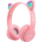 couteurs bluetooth sans fil casque audio enfant - pliable oreille de chat couteurs fpour ps4 / xbox ...