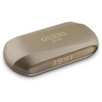 couteurs bluetooth tws + tui de chargement (or) logo imprim mtallique allong guess