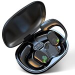 Ecouteurs sans fil bluetooth 5. 3 - oreillette ouverts bluetooth avec 75h hifi st�r�o affichage num�rique ...