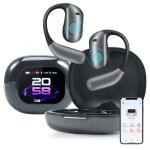 Ecouteur traducteur instantan� ai avec 150 + langues bluetooth 5. 4 �cran tactile lcd ai traducteur vocal ...