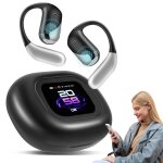 Ecouteur traducteur instantan� ai avec 150 + languesbluetooth 5. 4 �cran tactile lcd ai traducteur vocal ...