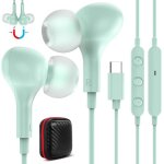 �couteurs usb c pour samsung galaxy a54 5g a34 a55 a35 a33 a53 magn�tiques casque type c filaire microphone ...