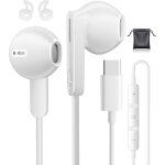 couteurs usb c - suteo - couteurs usb - c filaire hifi micro pour samsung s25 / s24 iphone 15 pixel ...