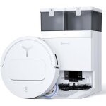 Ecovacs t50 omni white gen2 - aspirateur robot avec station - 21000pa - brosse lat�rale et serpilli�re ...