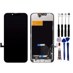 Ecran pour iphone 13 lcd + outils + adh�sif noir
