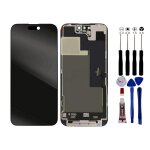 Ecran pour iphone 14 pro lcd + outils + adh�sif noir - lcd