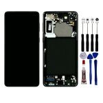 Ecran pour samsung s21 plus g996b g996f 5g oled + chassis + empreinte - oled