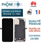 �cran complet + vitre tactile pour iphone 12 / 12 pro option - tft