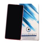 Ecran complet: vitre tactile + cran lcd sur chassis pour samsung galaxy s20 fe sm - g780f rouge - visiodirect ...