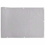 Écran dintimité de balcon / brise - vue - gkk - anti - uv - gris 500x120 cm pvc @1242 Écran dintimité de balcon / brise - vue - gkk - anti - uv - gris 500x120 cm pvc @1242