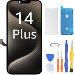 cran lcd iphone 14 plus - 1001 piles batteries - 67 - fhd - 3d touch - multicolore