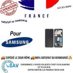 �cran lcd - samsung - galaxy a05s a057 - vitre tactile oled - ch�ssis noir - taille originale