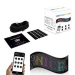 cran led intelligent pour voiture bluetooth cran souple flexible affichage publicitaire bricolage cran ...