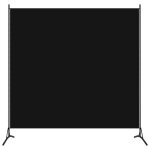 cran paravent jardin / cloison de sparation - uu - noir 175x180 cm tissu cc67181955