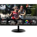 �cran pc 24 - minifire - mf24x3ac - ips fhd - 100hz - ultra - fin - usb - c & hdmi