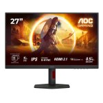 Ecran pc gamer - aoc - 27 - 4k 160hz / fhd 320hz - dalle fast ips - 05ms - ajustable en hauteur - u27g4r ...